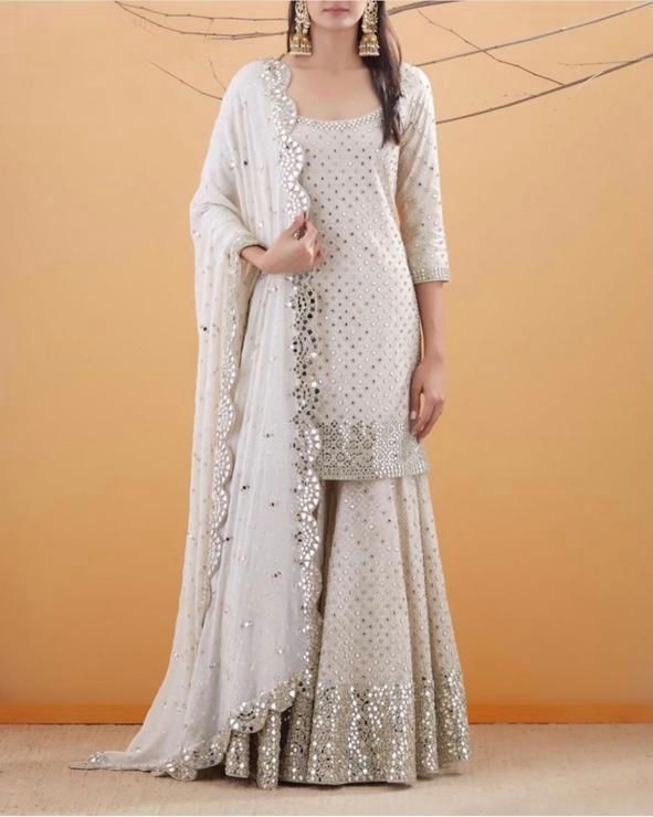 1051 Latest Designer Fancy Heavy Festive Wear Georgette Salwar Kameez Collection